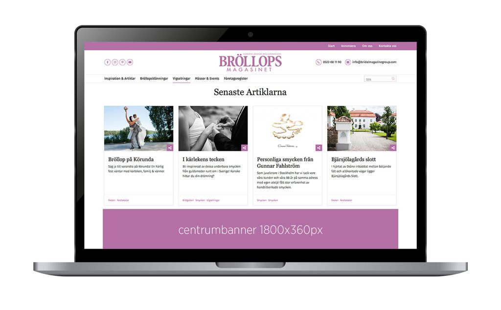 Bröllopsmagasinet Banner